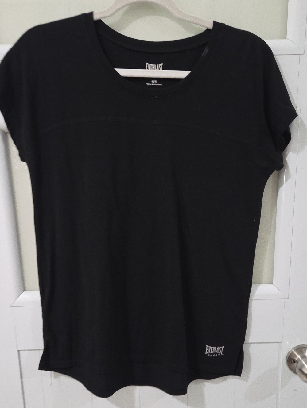 Everlast Black Women's Short Sleeve Crew Neck Tee
